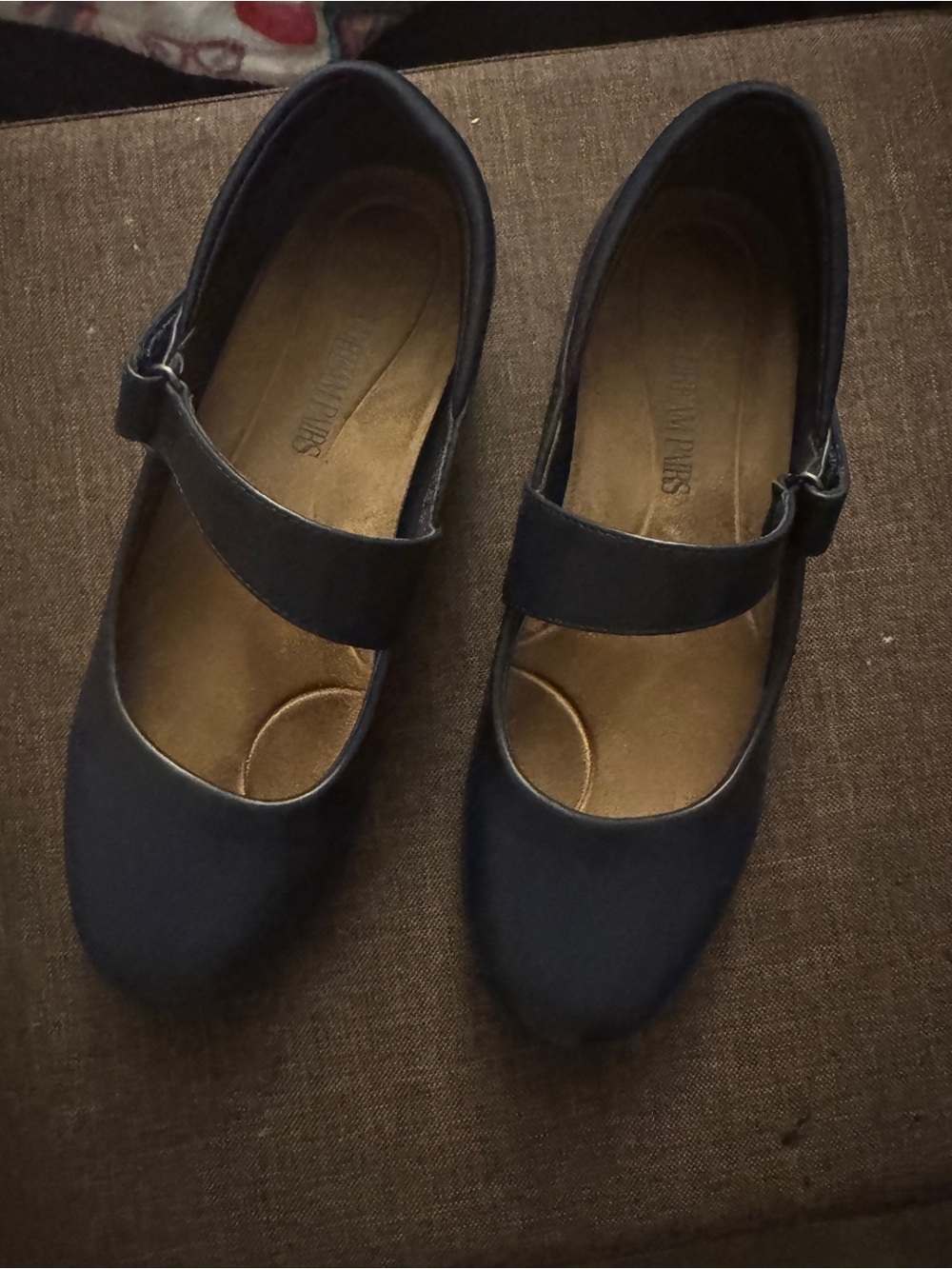 Dream Pairs Mary Jane Comfort Flats in Navy Blue 7 1/2